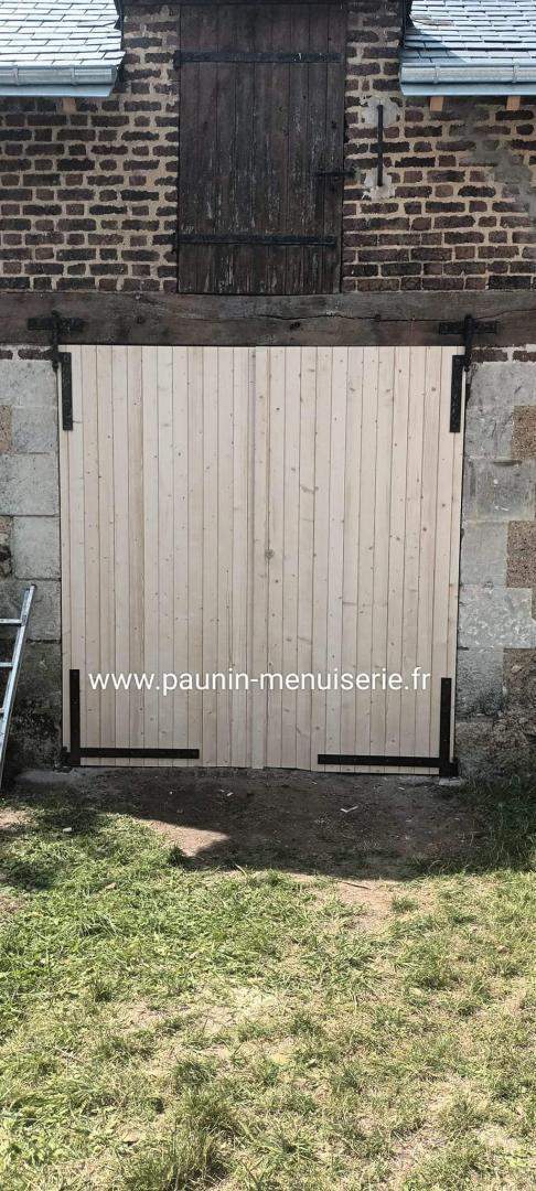 Rénovation porte garage Françay